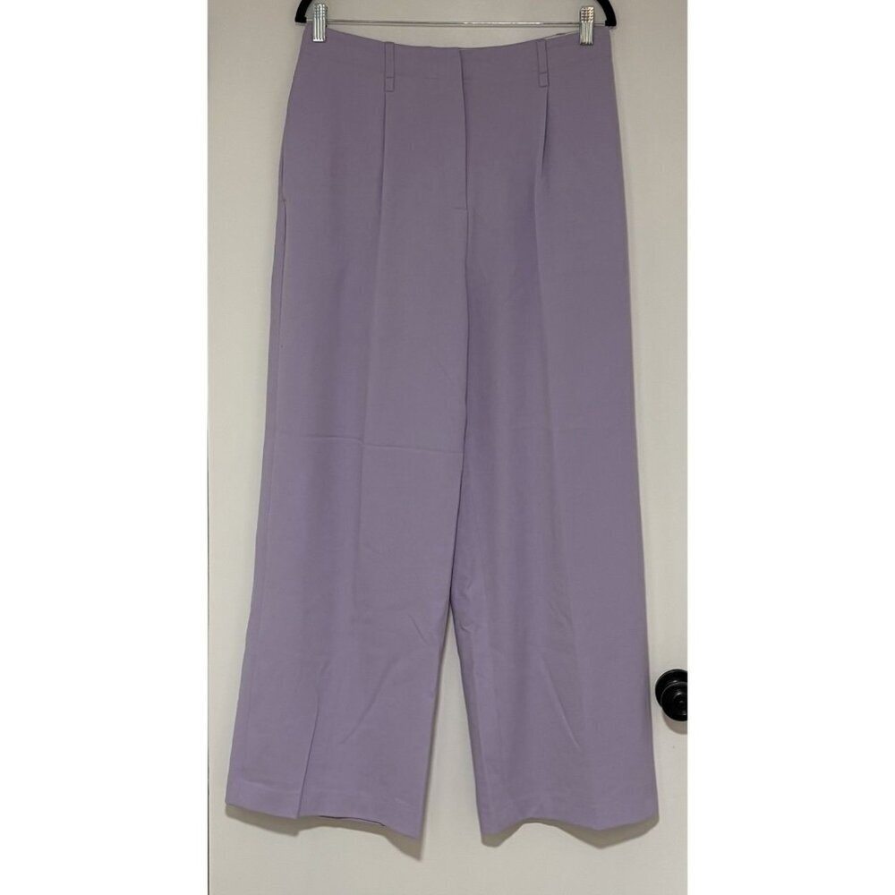 Samsoe Samsoe Haven High Rise Pleated Wide Leg Trousers Pants Size XL Mauve
